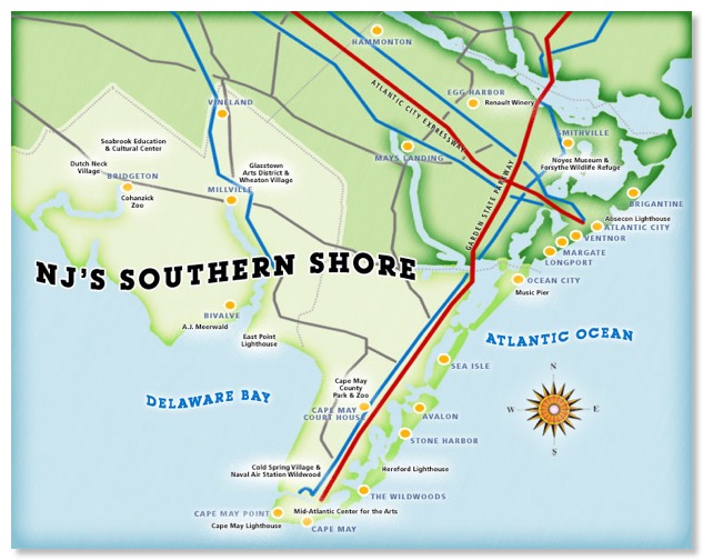 The 4 Day Jersey Shore Tour Nj Southern Shore